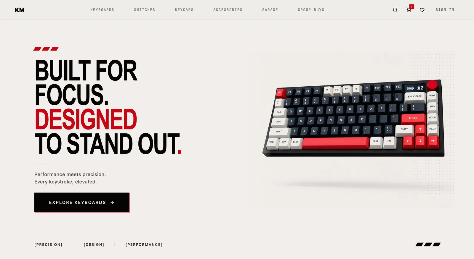 KeyMech interface preview
